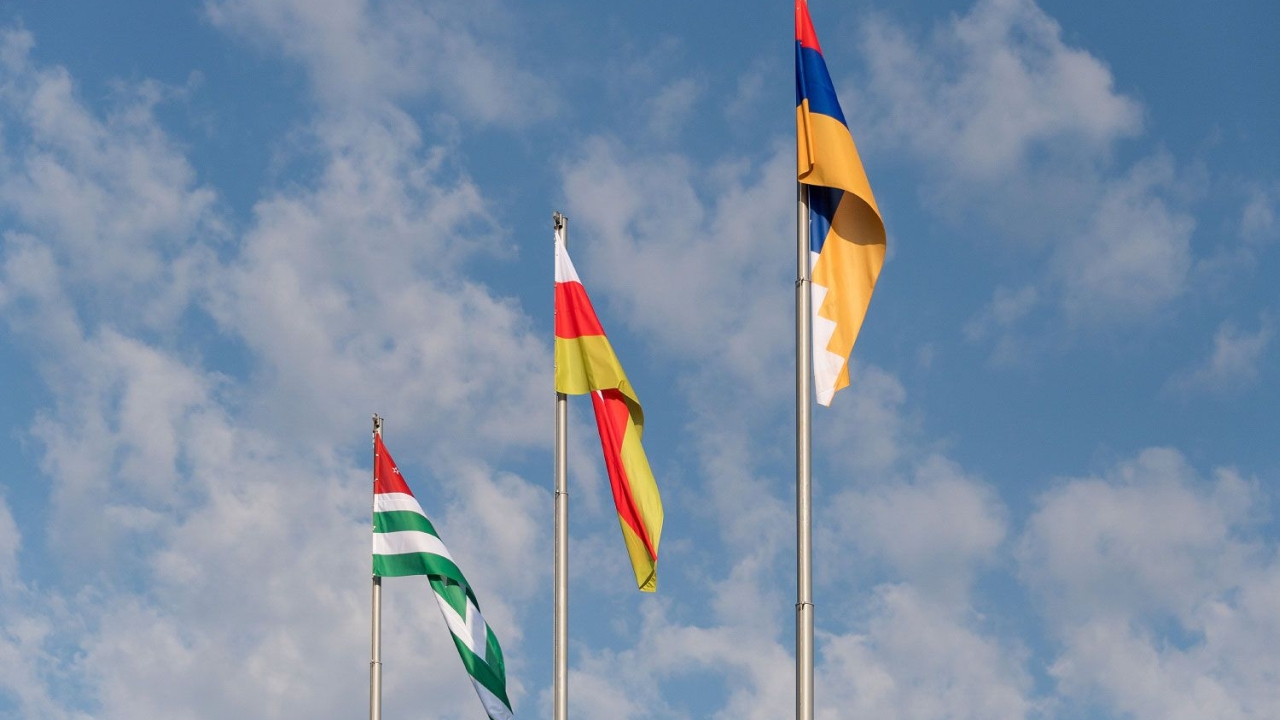 Abkhazia, South Ossetia and the Nagorno-Karabakh Flags